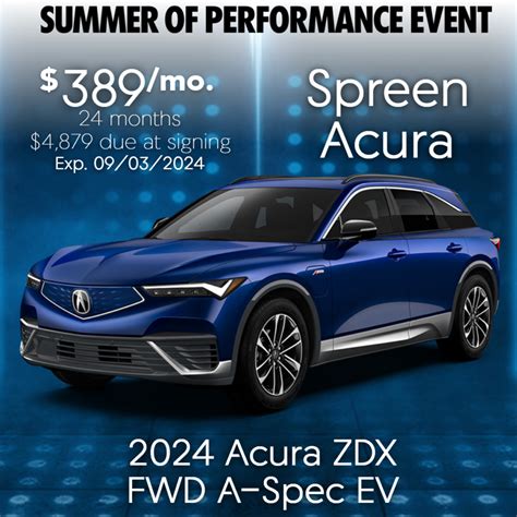 New Car Specials | Spreen Acura