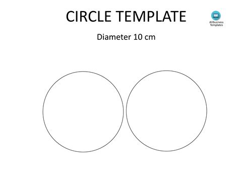 Circle template A4 10CM - Looking for a circle template with 10 cm ...