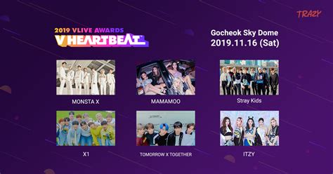 The Much-Awaited 2019 V Live Awards V Heartbeat! · K-POPPED!