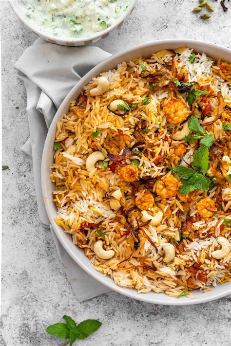 Prawn Biryani - Every Little Crumb easy step by step- Every Little Crumb