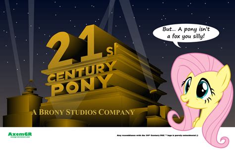 #436743 - safe, fluttershy, 20th century fox, logo, parody, ponified - Derpibooru