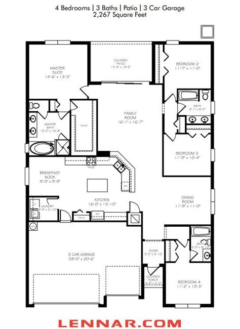 Lennar Kennedy Floor Plan - The Floors