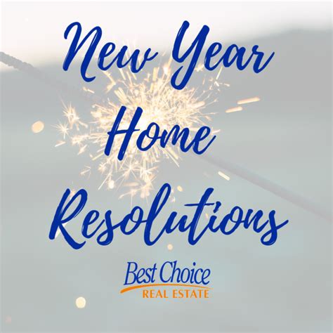 10 Resolutions For Your Home In the New Year | Brookings Real Estate | Best Choice Real Estate