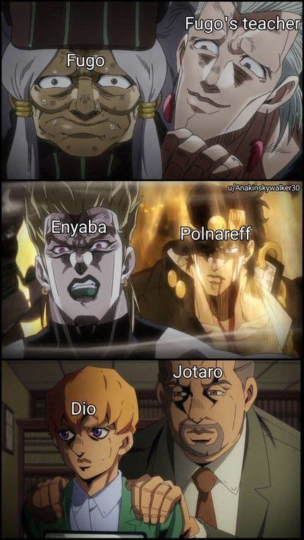 I wanted to add the Polnareff picture to my previous meme so I made this : ShitPostCrusaders ...