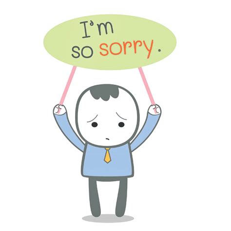 The right way to say ‘I’m sorry’