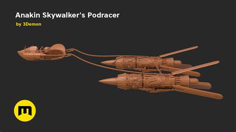 Anakin Skywalker’s Podracer – 3Demon – 3D print models download