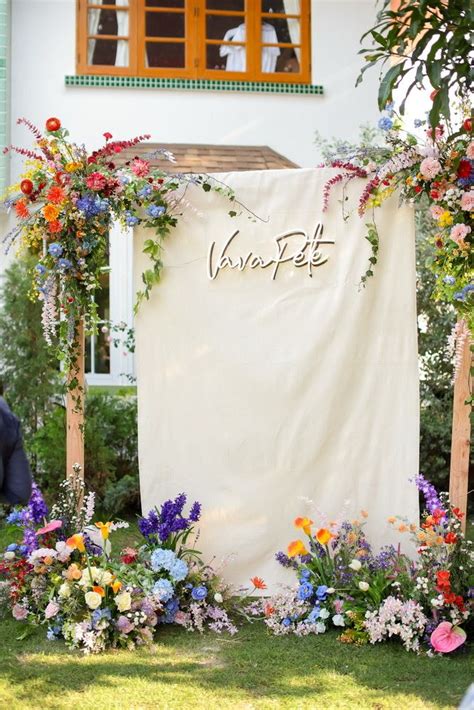 Garden wedding backdrop – Artofit