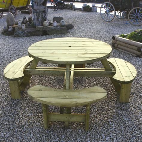 Buy Outdoor Wood Picnic Tables | Earth Anchors