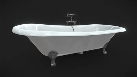 Bathtub - Download Free 3D model by 3ddominator (@roughdominator) [3350f81] - Sketchfab