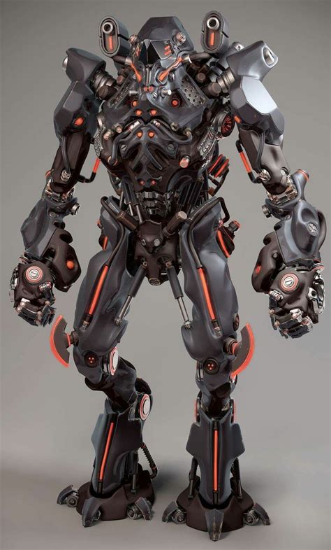 Pin by Yann Chan Chit Sang on sci-fi characters | Mecha, Robots concept, Robot design