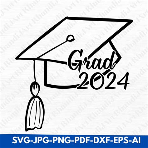 Grad 2024 Svg Graduación Cap Svg Graduación 2024 Svg - Etsy España