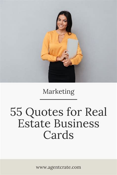 55 Best Real Estate Agent Quotes For Business Cards