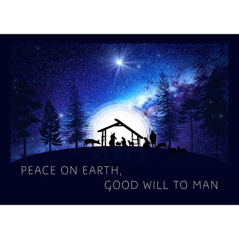 Christmas Nativity Scene Christmas Cards