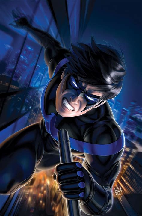 Nightwing #60 variant cover by Warren Louw * | Dc comics wallpaper, Dc comics characters, Nightwing