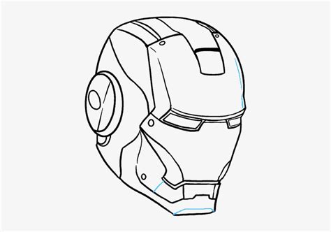 How To Draw Iron Man In A Few Easy Steps - Iron Man Face Sketch Transparent PNG - 678x600 - Free ...