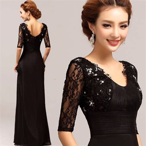 Elegant Sleeves Lace Dinner Dress :: My Gown Dress