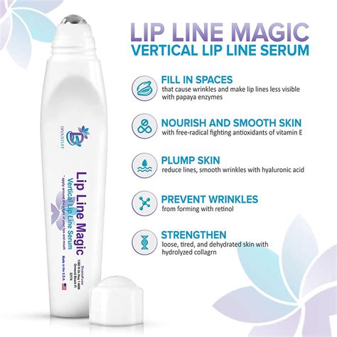 Lip Line Magic, Verticle Lip Line Repair Serum With Hyaluronic Acid, P | Diva Stuff