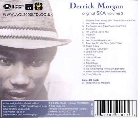 Derrick Morgan Original Ska Vol 2