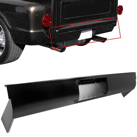 Rear Roll Pan Compatible With 1954-1987 Chevy C10 C20 C30 K10 K20 K30 Stepside W/License Box ...