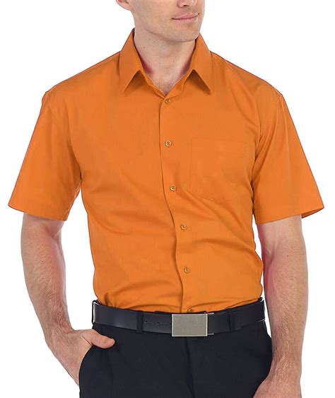 Men's Classic Fit Button Down Designer Short Sleeve Dress Shirts 29 Colors S-5XL | eBay