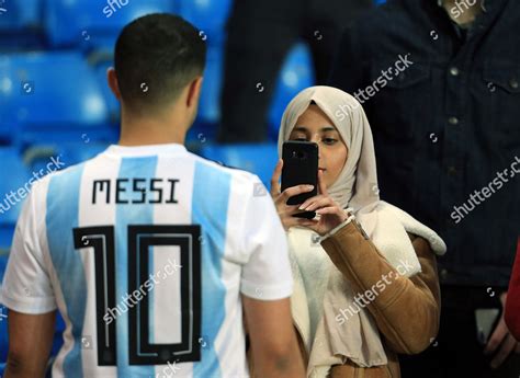 Lionel Messi Fan Photographed Ahead Game Editorial Stock Photo - Stock ...