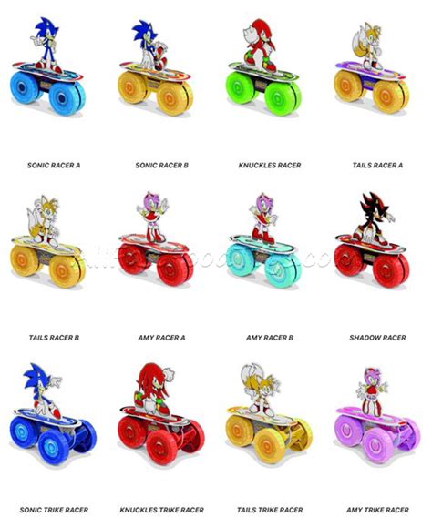 McDonald's Sonic Happy Meal Toys Complete Set of 12 Toy Collection Belgium November 2023 ...