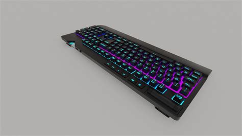 ASUS ROG RGB Gaming Keyboard Gaming Setups 3D model | CGTrader