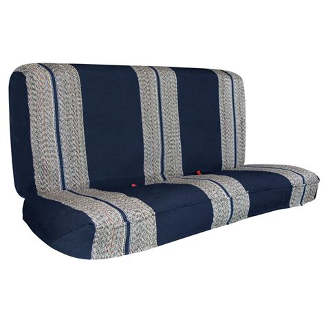 Leader Accessories Saddle Blanket Blue Full Size Pickup Trucks Bench Seat Cover Universal Work ...