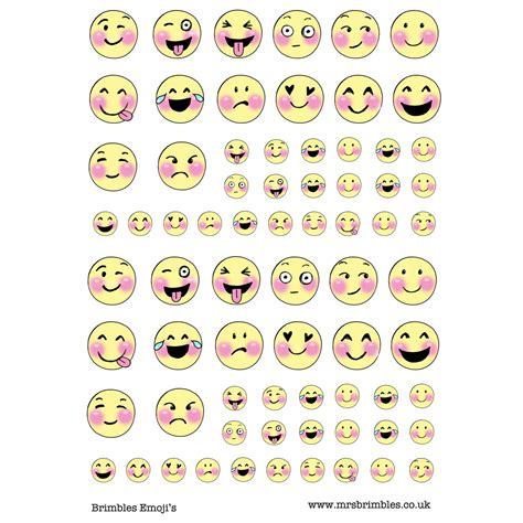 Emoji Stickers - mrsbrimbles