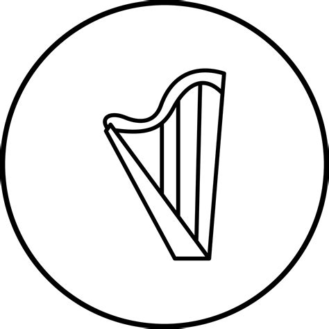 Harp Vector Icon 20668265 Vector Art at Vecteezy