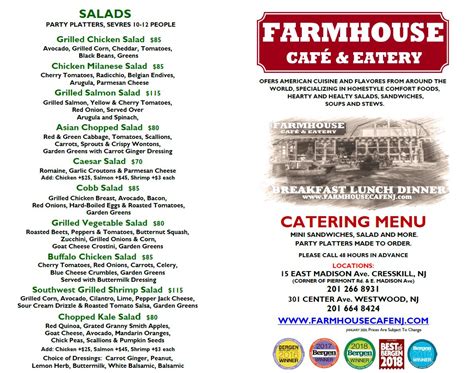 Catering | Farmhouse Cafe & Eatery