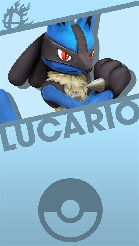 Lucario Smash Bros. Phone Wallpaper by MrThatKidAlex24 on DeviantArt