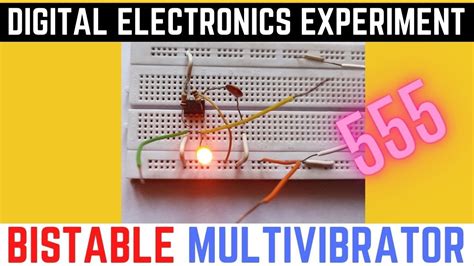 Bistable 555 timer | Bistable multivibrator using 555 timer - YouTube