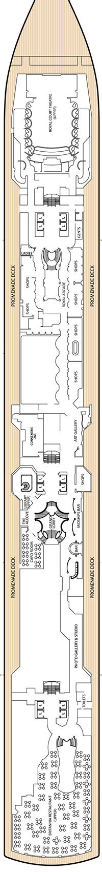 Cunard Queen Elizabeth Deck Plans