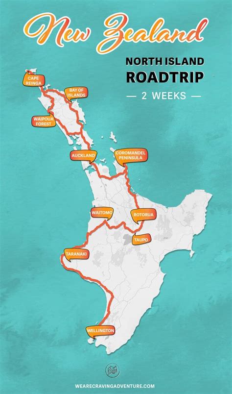 New Zealand North Island Road Trip - 2 Week Itinerary – Craving ...