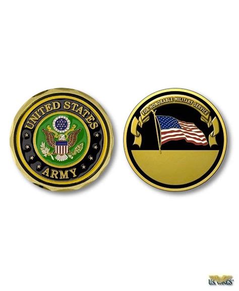 US Army Challenge Coin - US Wings