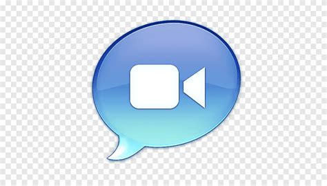 IChat Logo Instant messaging macOS, logo mac cosmetics, blue, logo png ...