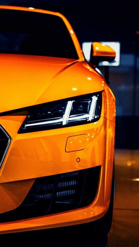 Orange Car Wallpaper - 4k HD Background