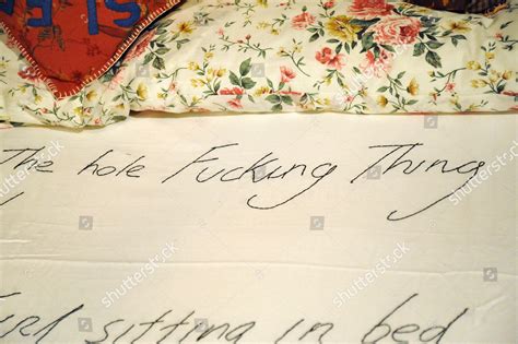 Tracey Emin Quilt Meet My Past Editorial Stock Photo - Stock Image ...