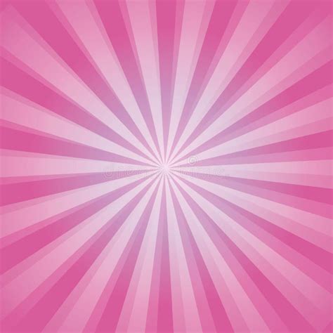 Shiny Sun Ray Background. Sun Sunburst Pattern. Pink Rays Summer ...