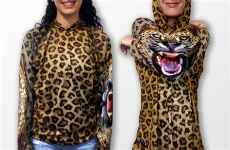 MOUTHMAN Leopard Hoodie Sport Shirt - $31.99-$56.99 – MOUTHMAN ...