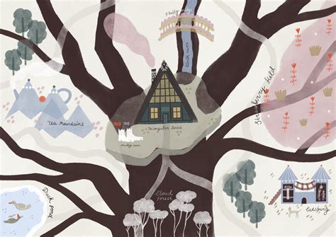 Oak Hill map on Behance