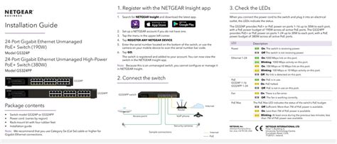 NETGEAR GS324P INSTALLATION MANUAL Pdf Download | ManualsLib