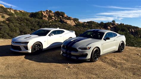 Ford Shelby GT350 Vs. Chevy Camaro SS: Video Throwdown