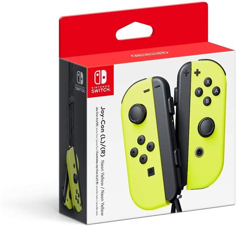 Controle Nintendo Switch Joy-Con L e R – Amarelo – Império Teixeira