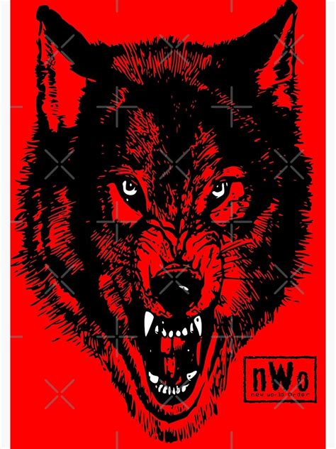 "nWo Wolfpac" Poster for Sale by Ent-Clothing | Redbubble