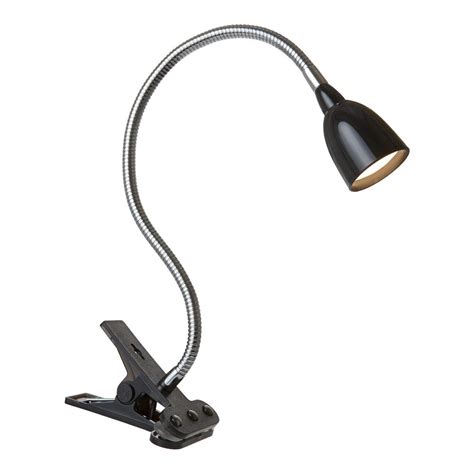 Newhouse Lighting 21 in. Black LED Clamp Desk Lamp Light NHCLP-LED-BLK - The Home Depot