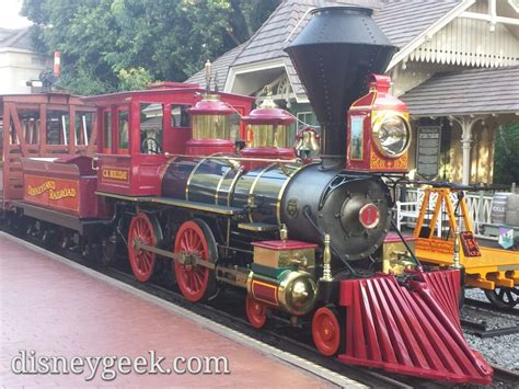 Disneyland Railroad C.K. Holliday parked in the New Orleans Square station - The Geek's Blog ...