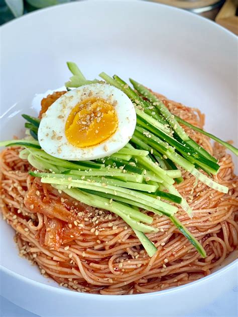 Bibim Guksu (Korean Spicy Cold Noodles)