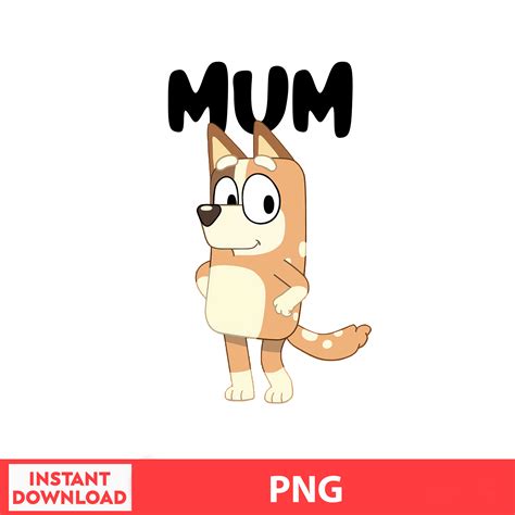 Bingo Bluey Mom Chilli Heeler Bluey Png Bundle Day Png, digi - Inspire ...